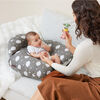 Momcozy Nursing Pillow Grey Clouds